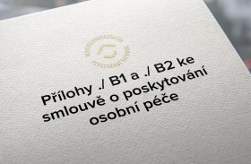 Přílohy ./ B1 a ./ B2 ke smlouvě o poskytování osobní péče