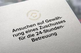 Ansuchen Zuschuss