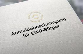 Anmeldebescheinigung