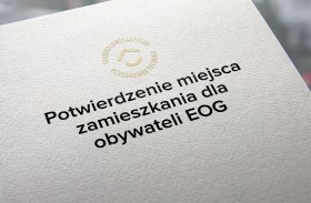 Potwierdzenie miejsca zamieszkania dla obywateli EOG