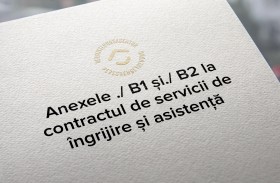 Anexele ./ B1 și./ B2 la contractul de servicii de îngrijire și asistență