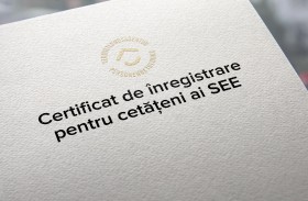 Certificat de înregistrare pentru cetățeni ai SEE