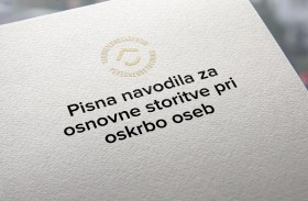Pisna navodila za osnovne storitve pri oskrbo oseb